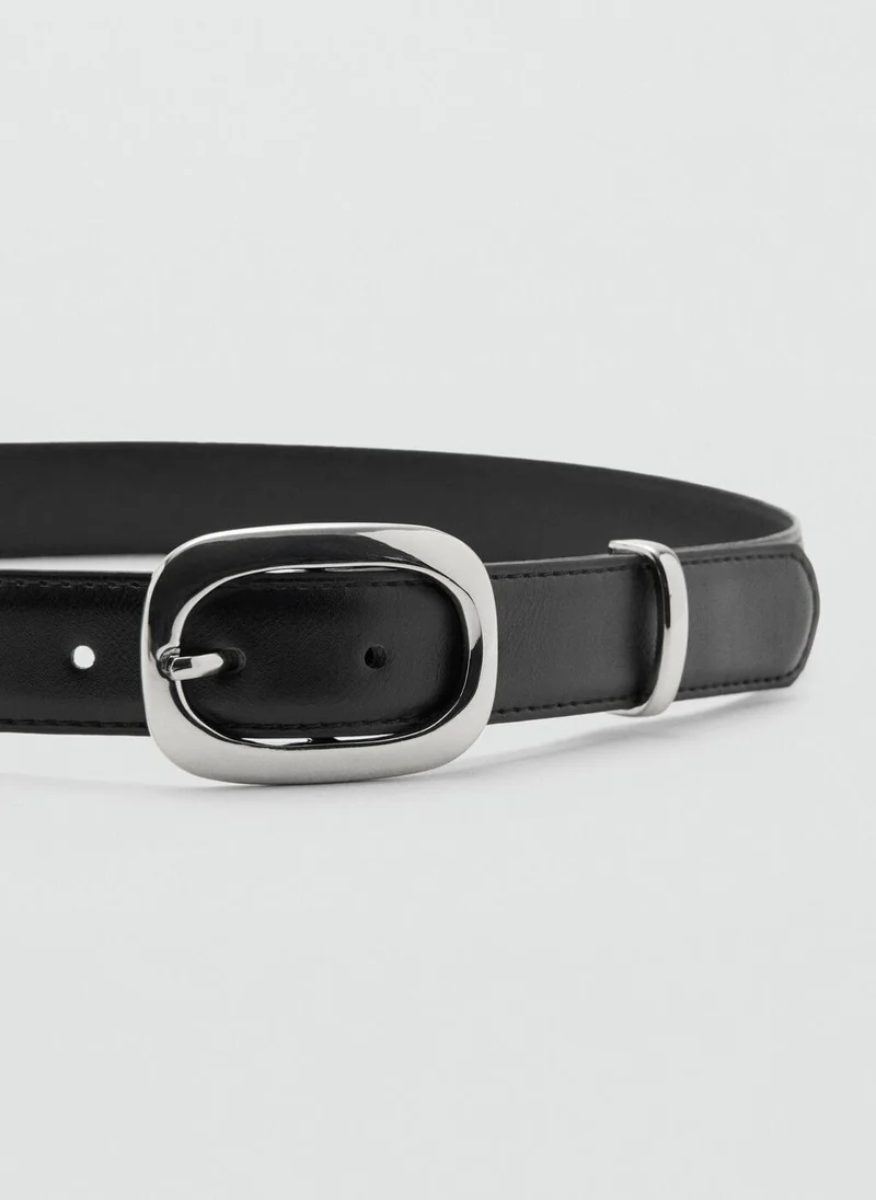 MANGO  Square buckle belt for Women | Best Price UAE